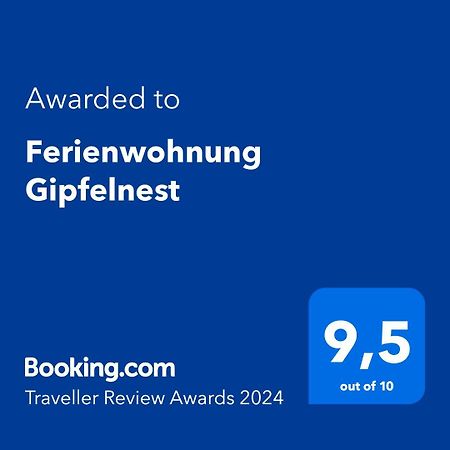 Ferienwohnung Gipfelnest 브라운라제 외부 사진